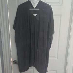 Lululemon Open Front Poncho Cardigan - Charcoal